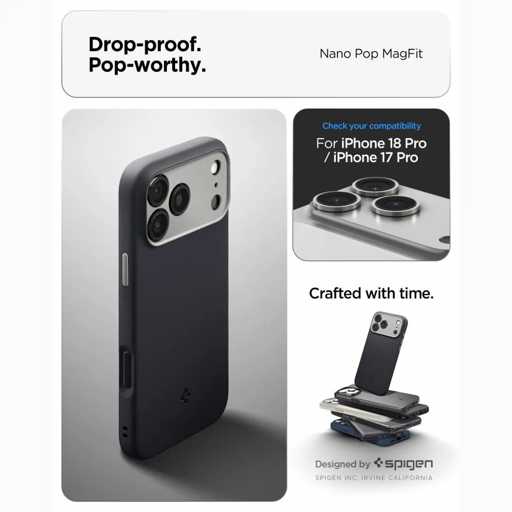 Apple iPhone 18 Pro Max Telefona vāciņš  SPIGEN NANO POP MAGSAFE