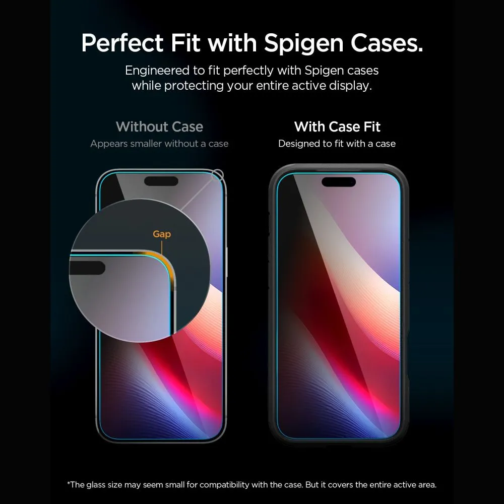 Apple iPhone 18 Pro Max Aizsargstikls  SPIGEN GLAS.TR EZ FIT PRO HD AC 2-PACK PRIVACY