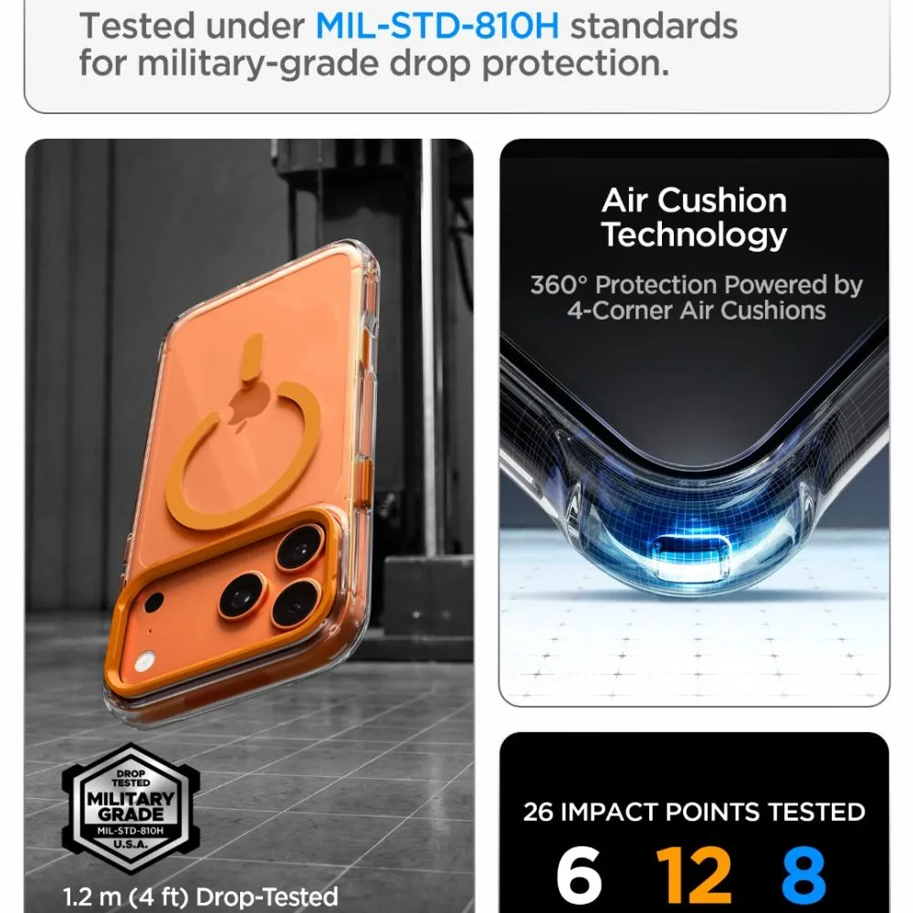 Apple iPhone 18 Pro Max Telefona vāciņš SPIGEN ULTRA HYBRID OPTIK S MAGSAFE