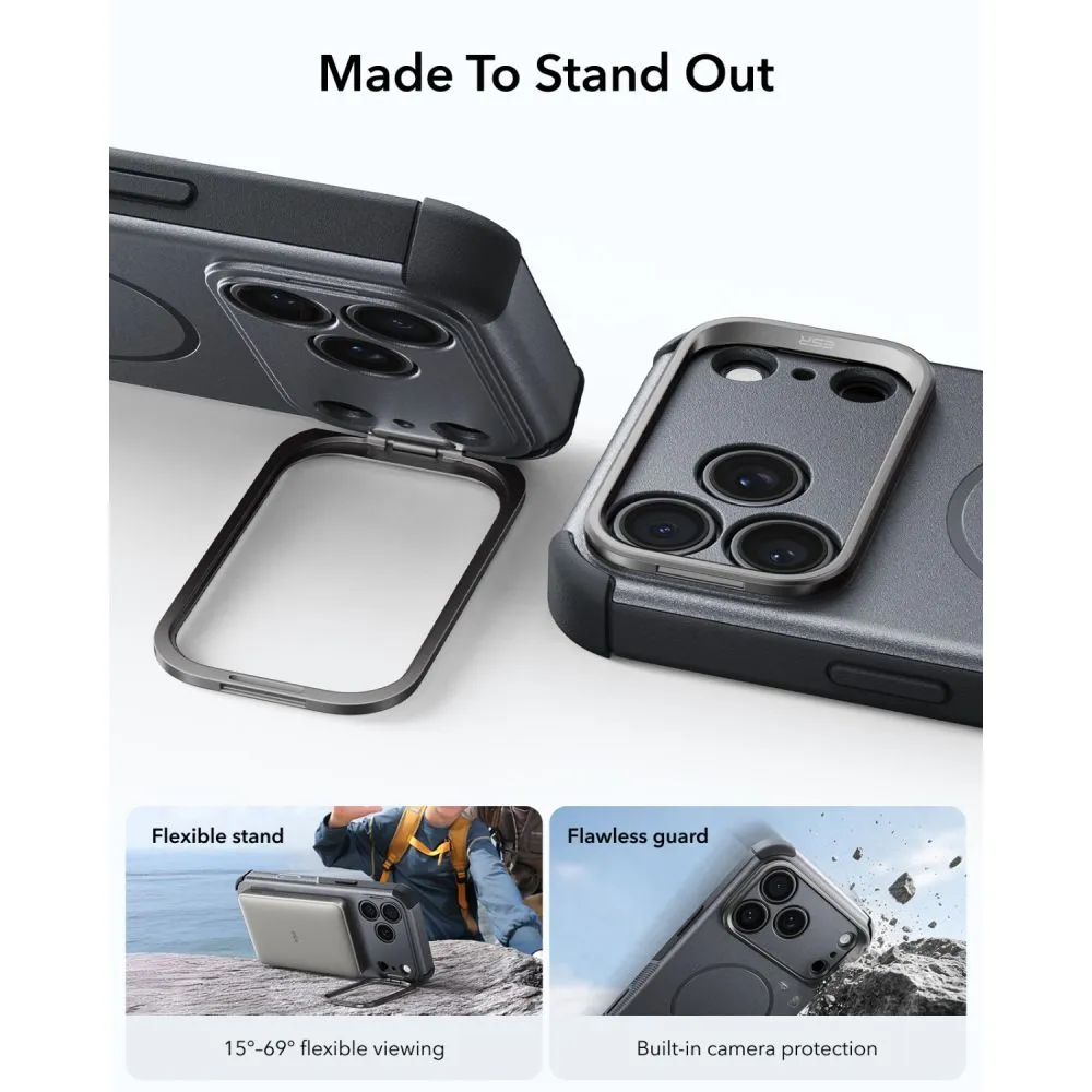 Apple iPhone 18 Pro Max Telefona vāciņš  ESR CYBER TOUGH KICKSTAND MAGSAFE