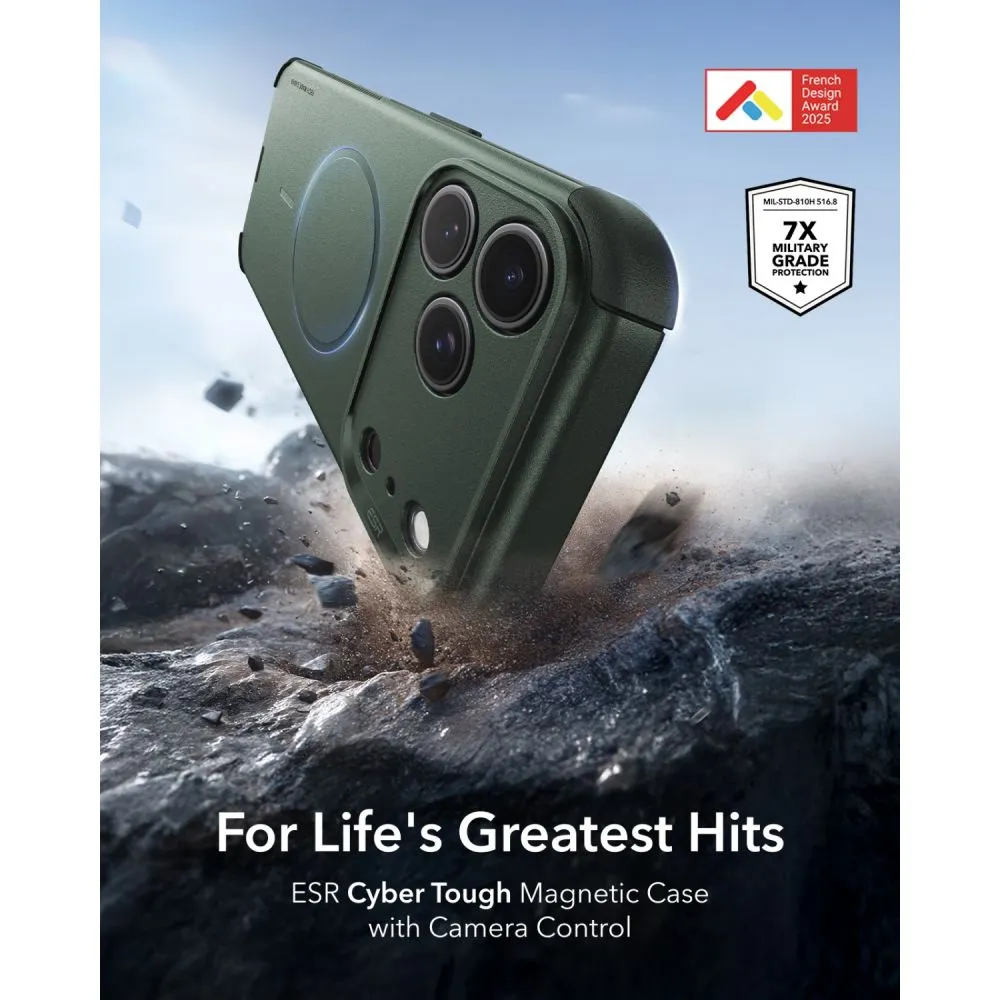 Apple iPhone 18 Pro Max Telefona vāciņš ESR CYBER TOUGH MAGSAFE