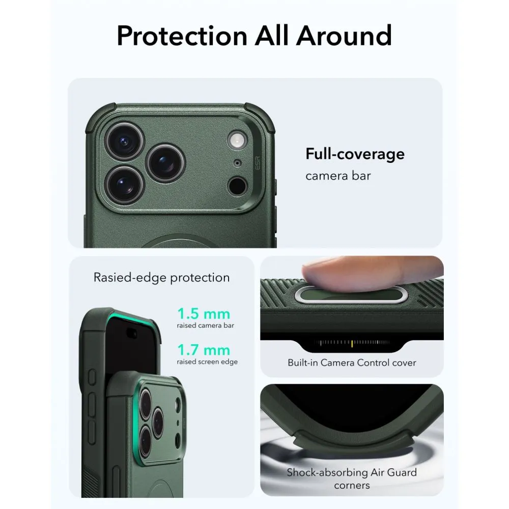 Apple iPhone 18 Pro Max Telefona vāciņš ESR CYBER TOUGH MAGSAFE