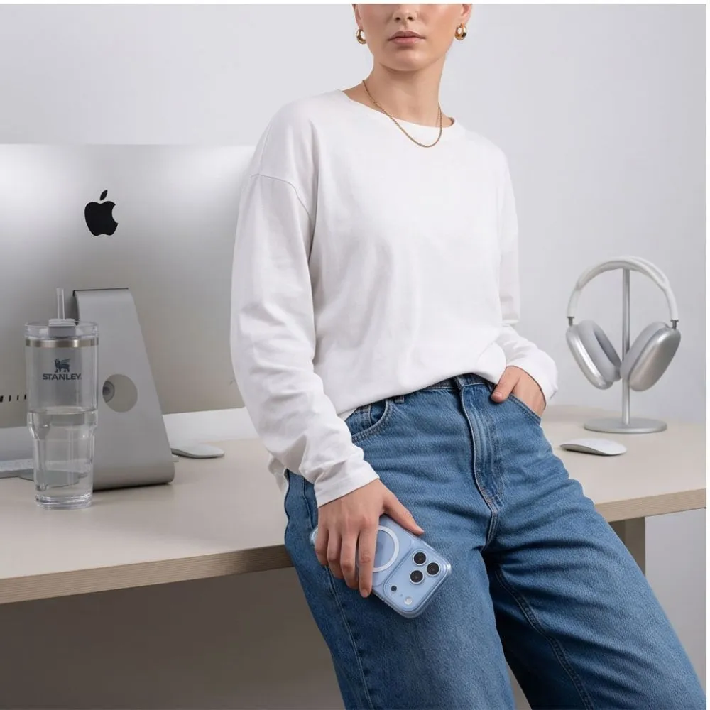 Apple iPhone 18 Pro Max Telefona vāciņš caurspīdīgs TECH-PROTECT MAGPEAK MAGSAFE CC