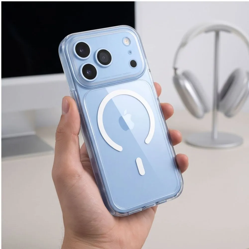 Apple iPhone 18 Pro Max Telefona vāciņš caurspīdīgs TECH-PROTECT MAGPEAK MAGSAFE CC