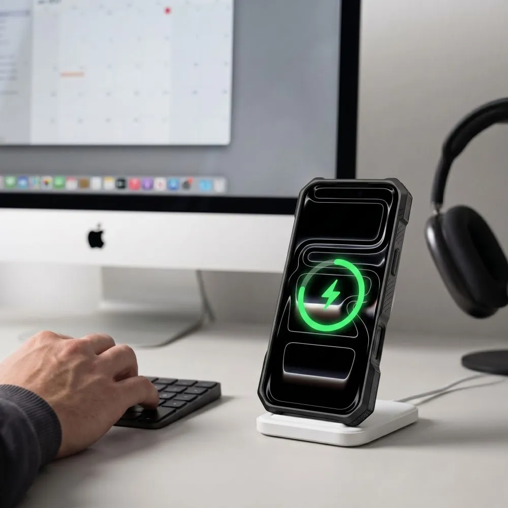Apple iPhone 18 Pro Max Telefona vāciņš melns TECH-PROTECT MAGFORCE MAGSAFE