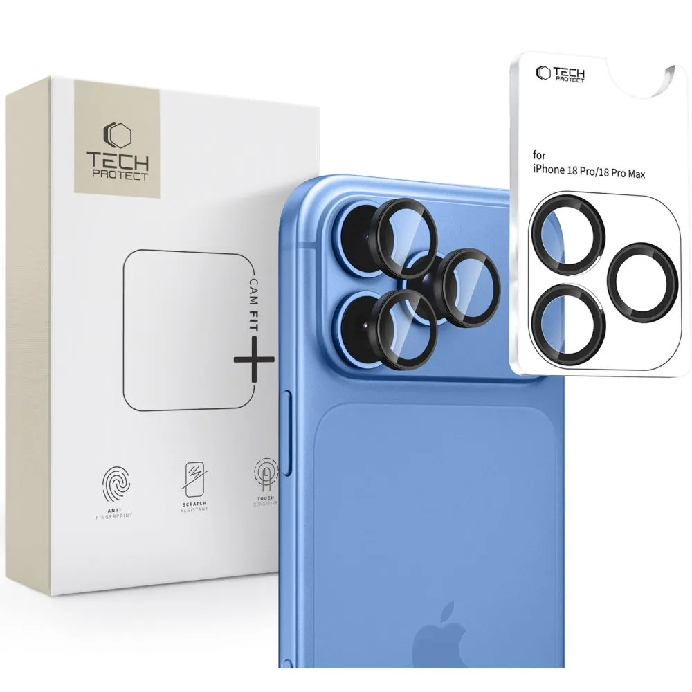 Apple iPhone 18 Pro Max Ekraanikaitsed TECH-PROTECT CAMRING FIT+