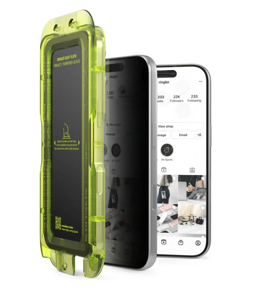Apple iPhone 18 Pro Max skärmskydd  RINGKE EASY SLIDE PRIVACY 2-PACK