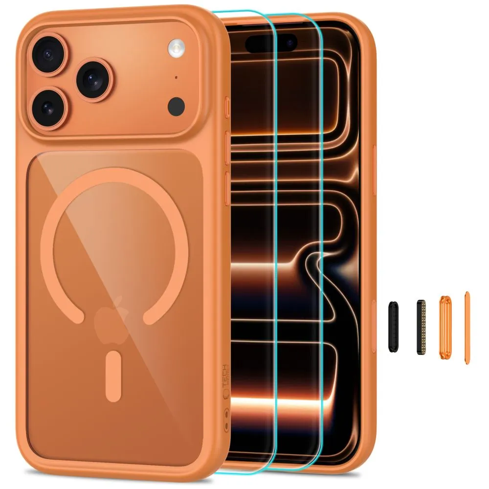 Apple iPhone 18 Pro Max Telefona vāciņš TECH-PROTECT MAGONE MAGSAFE CC + GLASS 2-PACK