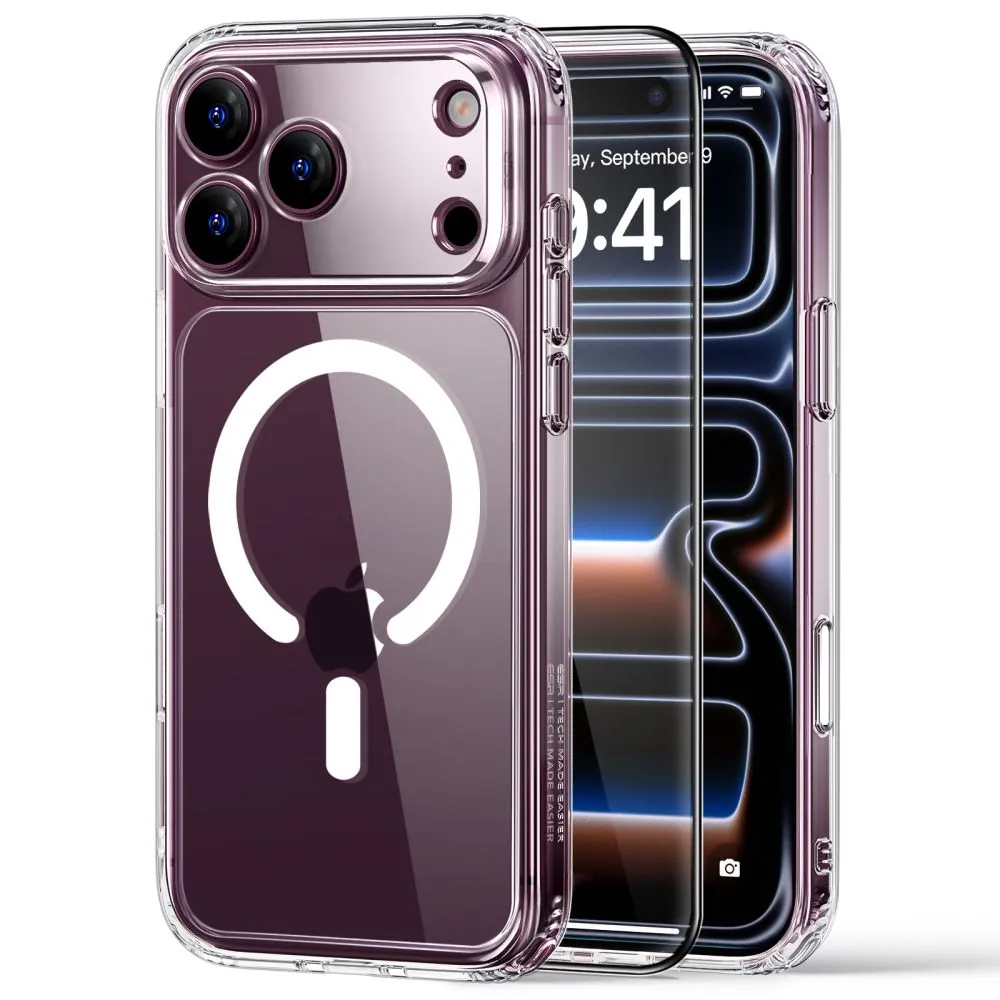 Apple iPhone 18 Pro Max Telefona vāciņš ESR CLASSIC HYBRID MAGSAFE and TEMPERED GLASS