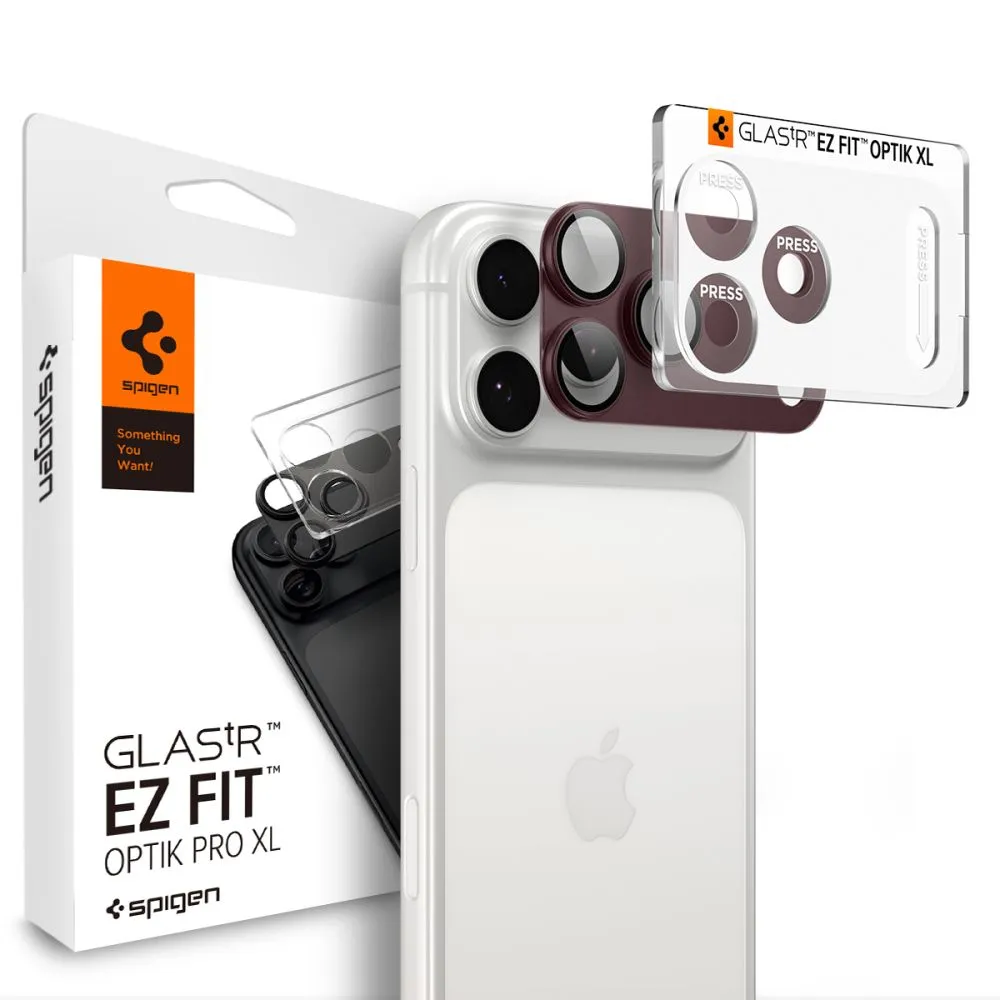 Apple iPhone 18 Pro Max Aizsargstikls SPIGEN OPTIK PRO XL GLAS.TR EZ FIT CAMERA PROTECTOR