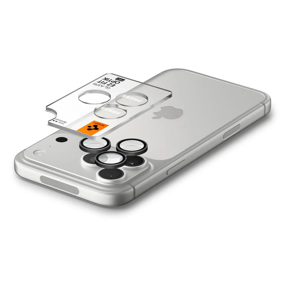 Apple iPhone 18 Pro Max skärmskydd  SPIGEN OPTIK PRO GLAS.TR EZ FIT CAMERA PROTECTOR 2-PACK