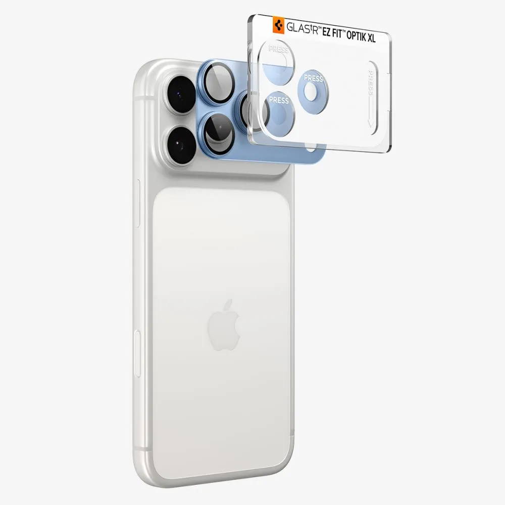 Apple iPhone 18 Pro Max Aizsargstikls  SPIGEN OPTIK PRO XL GLAS.TR EZ FIT CAMERA PROTECTOR