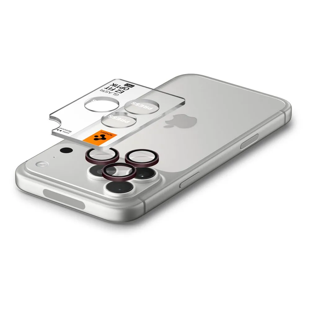 Apple iPhone 18 Pro Max Aizsargstikls  SPIGEN OPTIK PRO GLAS.TR EZ FIT CAMERA PROTECTOR 2-PACK