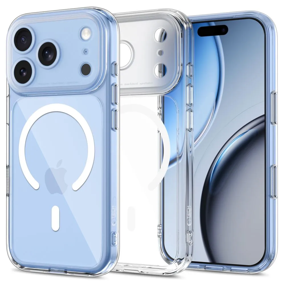 Apple iPhone 18 Pro Max Telefona vāciņš caurspīdīgs TECH-PROTECT MAGPEAK MAGSAFE CC