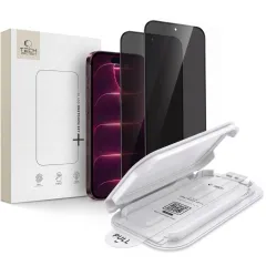 iPhone iPhone 18 Pro Max Aizsargstikls TECH-PROTECT ONETOUCH SET SPY+ PRIVACY 2-PACK Apple iPhone 18 Pro Max