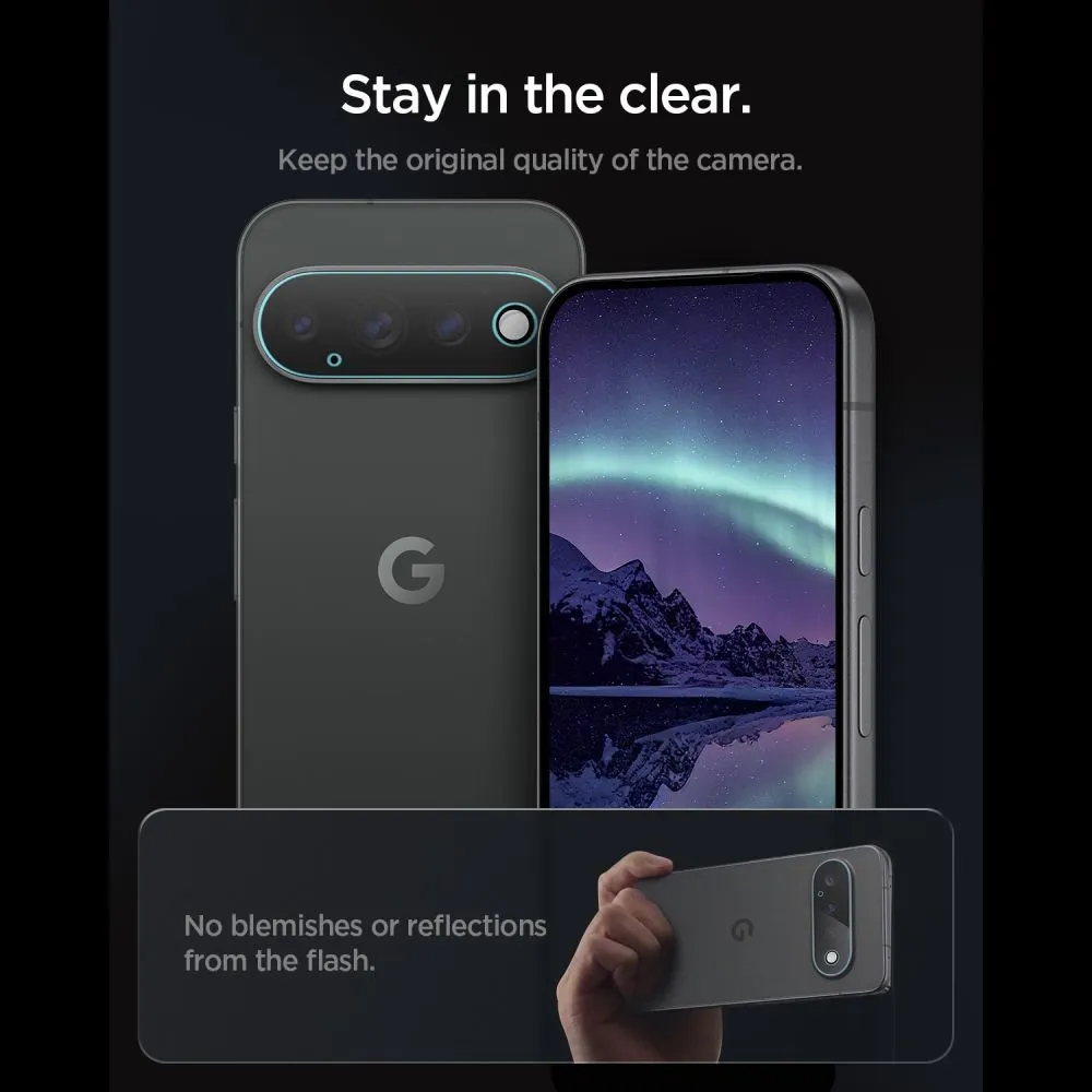 Google Pixel 11 Pro XL защитное стекло  SPIGEN OPTIK PRO GLAS.TR EZ FIT CAMERA PROTECTOR 2-PACK