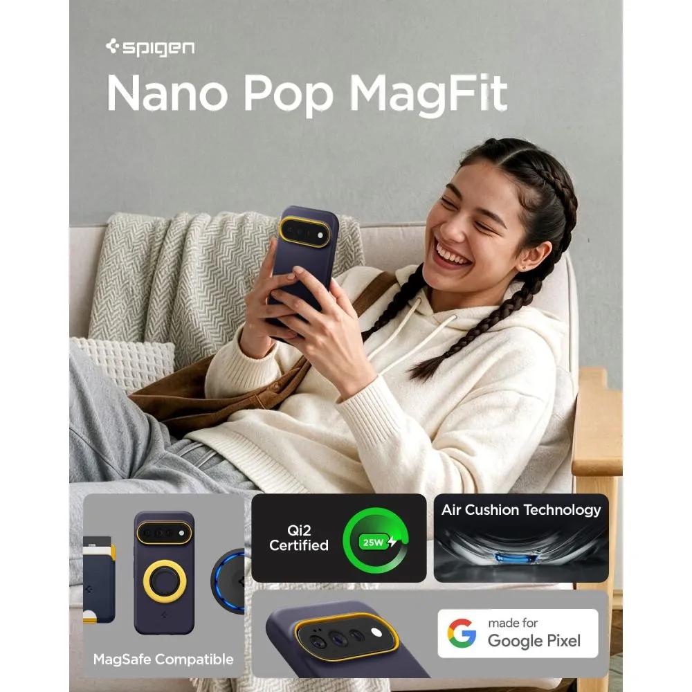 Google Pixel 11 Pro XL Telefona vāciņš  SPIGEN NANO POP MAG MAGSAFE