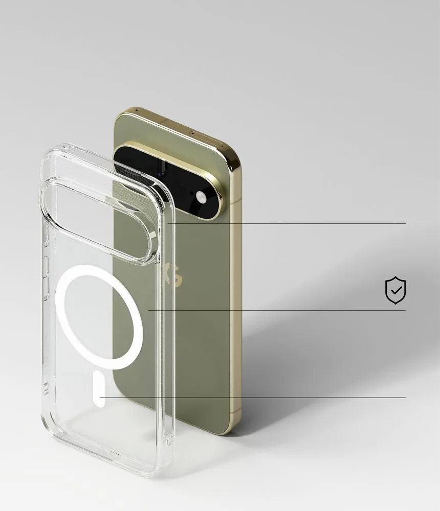 Google Pixel 11 Pro XL Telefona vāciņš caurspīdīgs RINGKE FUSION MAGNETIC MAGSAFE