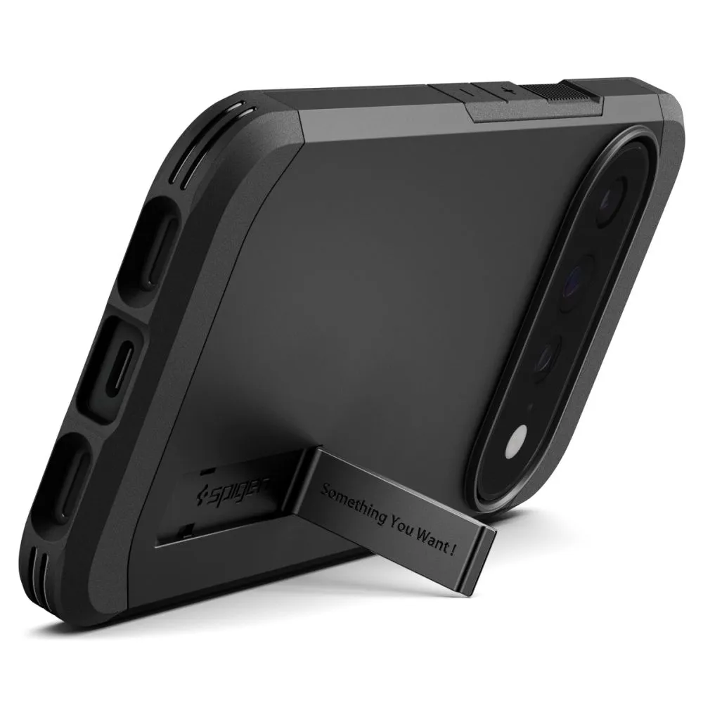 Google Pixel 11 Pro XL Telefona vāciņš melns SPIGEN TOUGH ARMOR MAG MAGSAFE