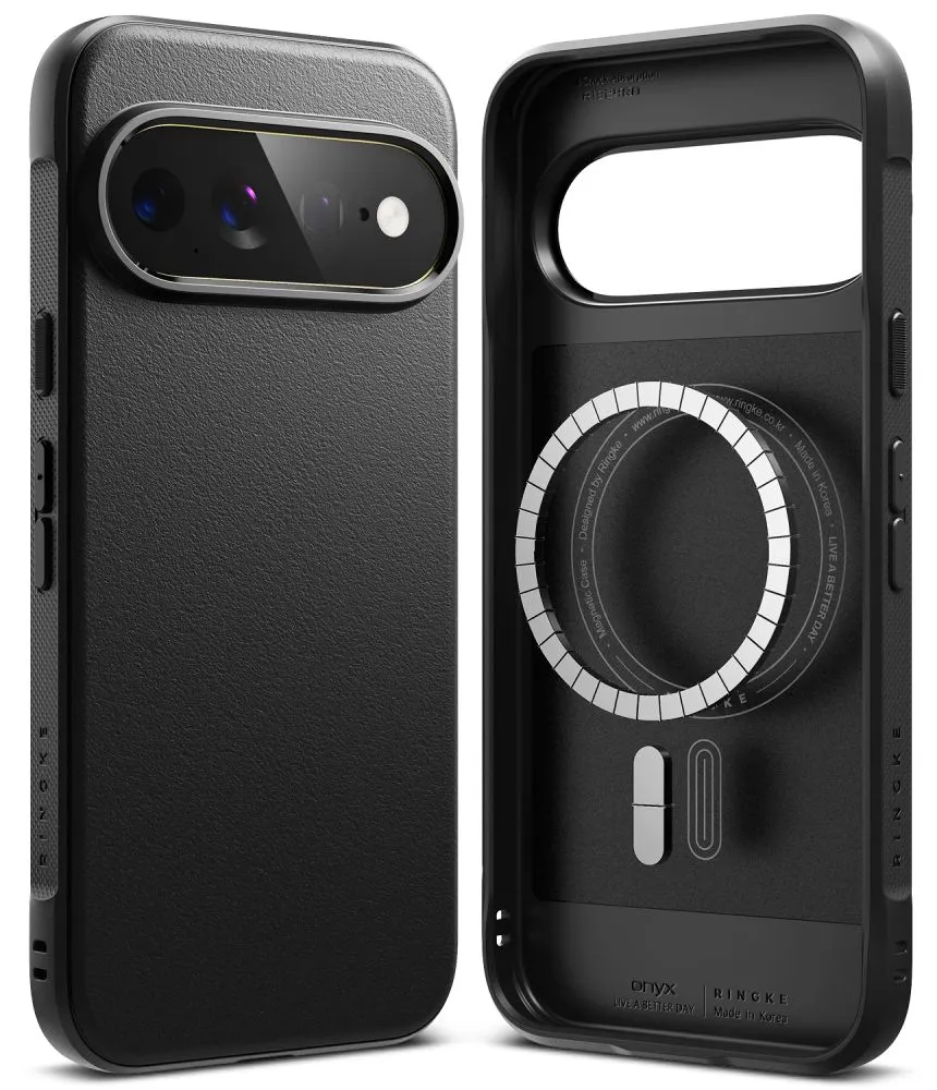 Google Pixel 11 Pro XL Telefona vāciņš melns RINGKE ONYX MAGNETIC MAGSAFE