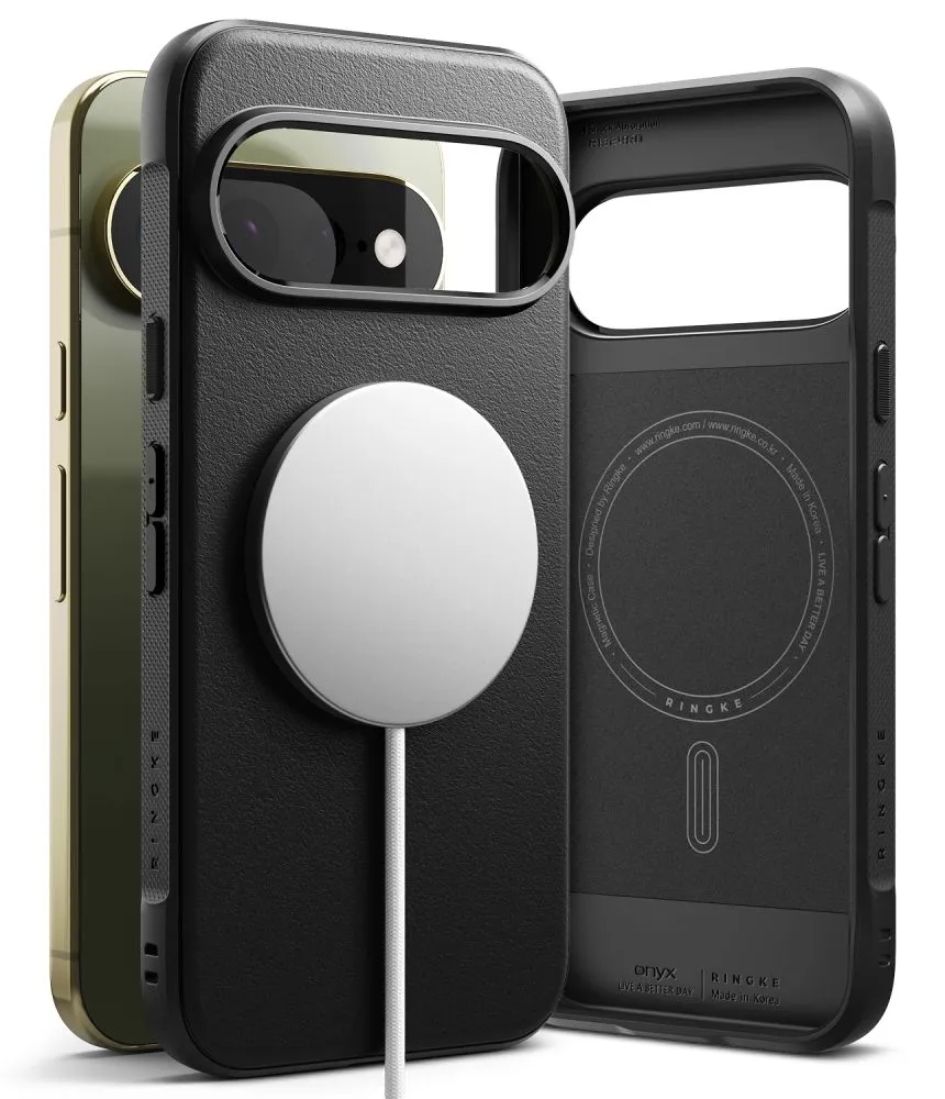 Google Pixel 11 Pro XL Telefona vāciņš melns RINGKE ONYX MAGNETIC MAGSAFE