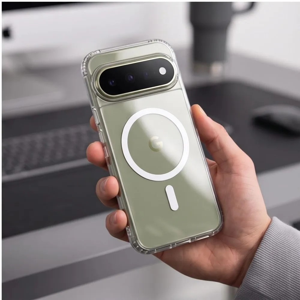Google Pixel 11 Pro Telefona vāciņš caurspīdīgs TECH-PROTECT FLEXAIR HYBRID MAGSAFE