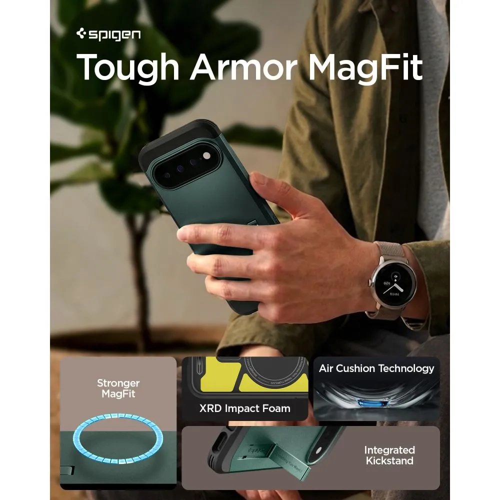 Google Pixel 11 Pro Telefona vāciņš  SPIGEN TOUGH ARMOR MAG MAGSAFE