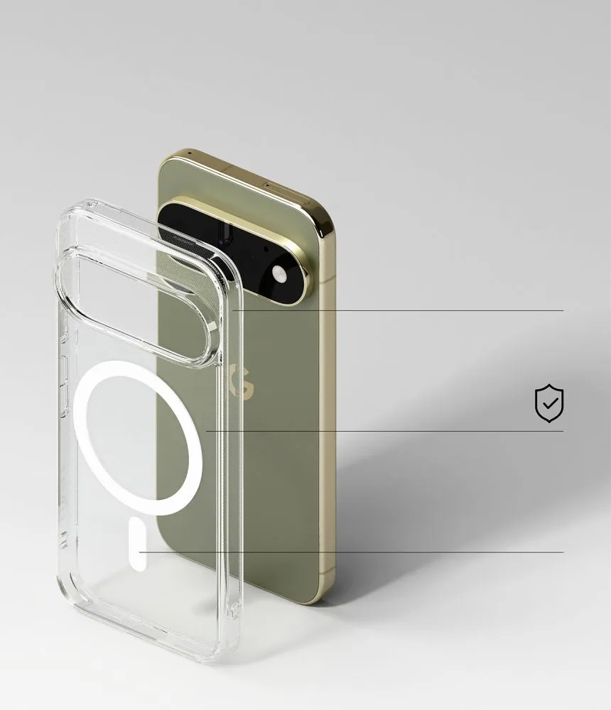 Google Pixel 11 Pro Telefona vāciņš caurspīdīgs RINGKE FUSION MAGNETIC MAGSAFE