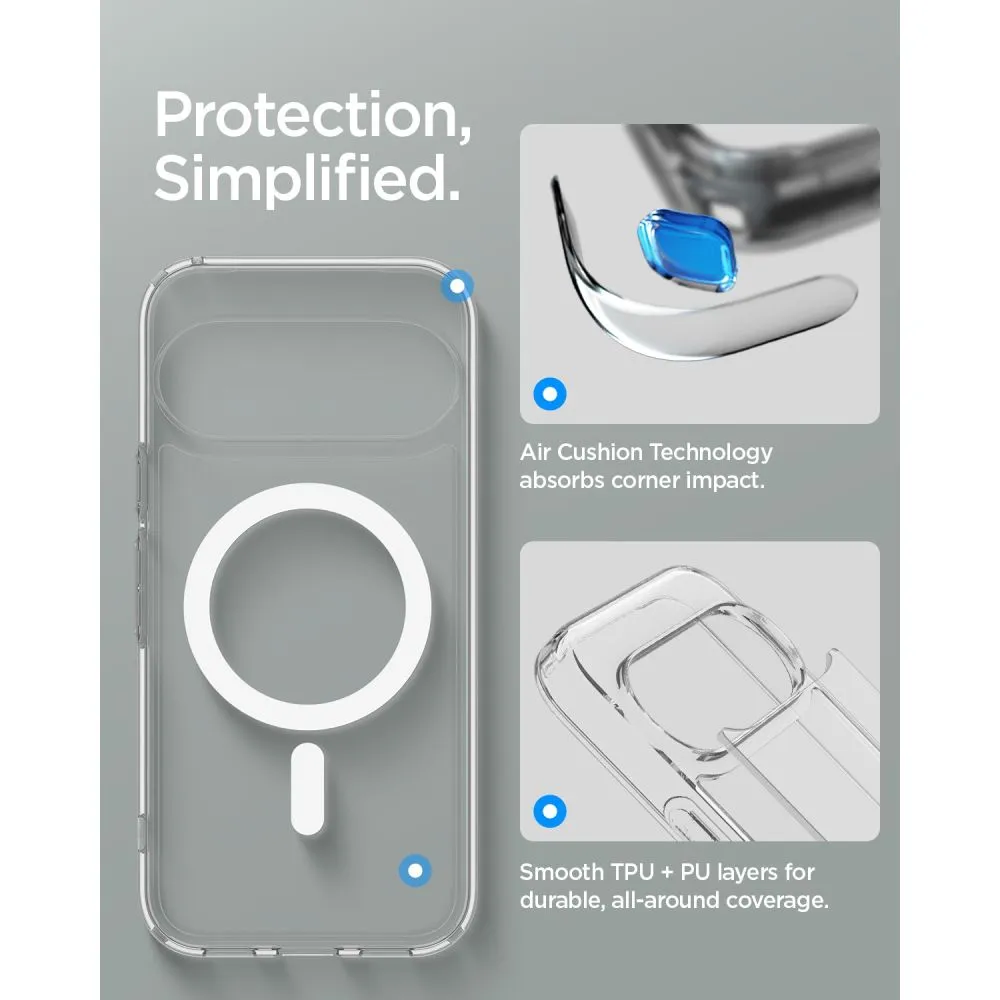 Google Pixel 11 Pro Telefona vāciņš caurspīdīgs SPIGEN ULTRA HYBRID MAG MAGSAFE