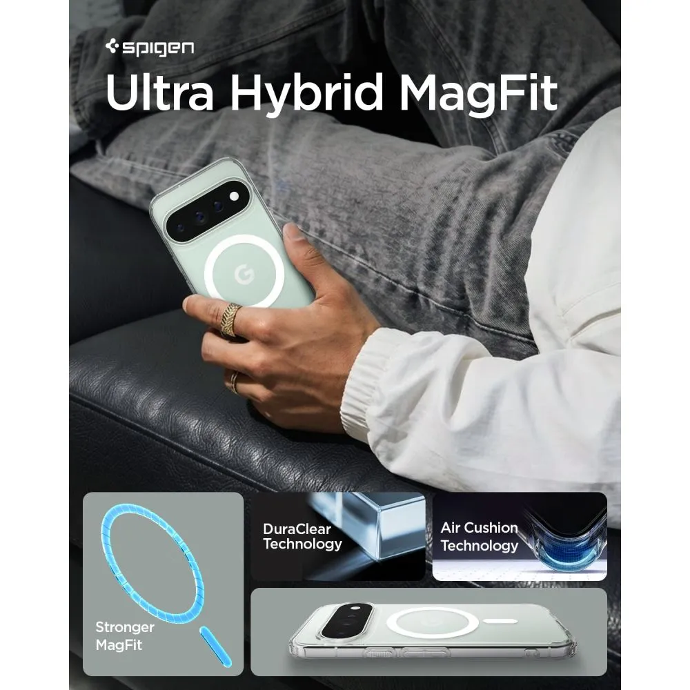 Google Pixel 11 Pro Telefona vāciņš caurspīdīgs SPIGEN ULTRA HYBRID MAG MAGSAFE