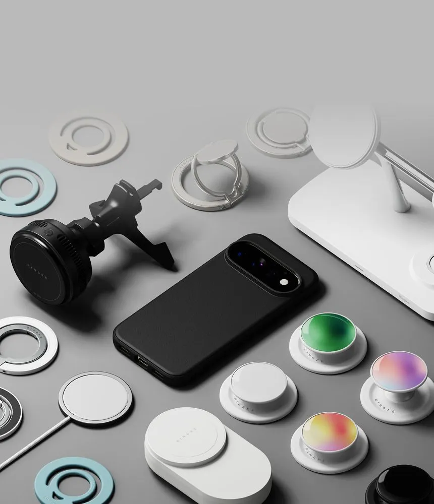 Google Pixel 11 Pro Telefona vāciņš melns RINGKE ONYX MAGNETIC MAGSAFE