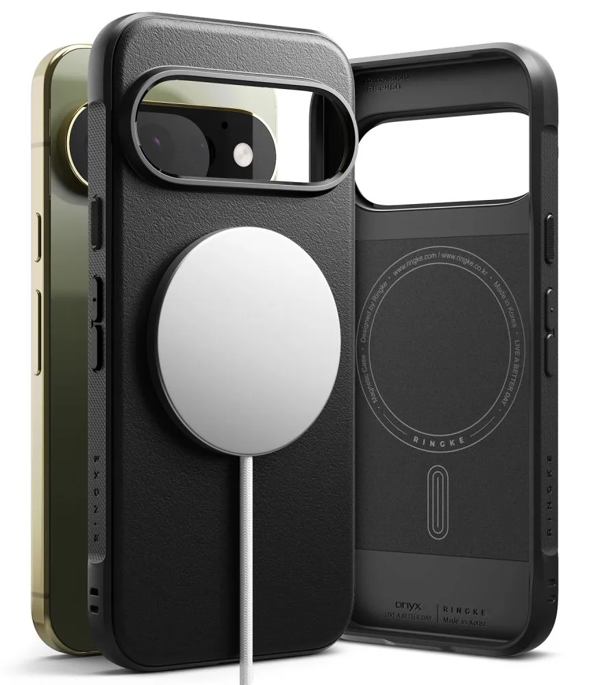 Google Pixel 11 Pro Telefona vāciņš melns RINGKE ONYX MAGNETIC MAGSAFE