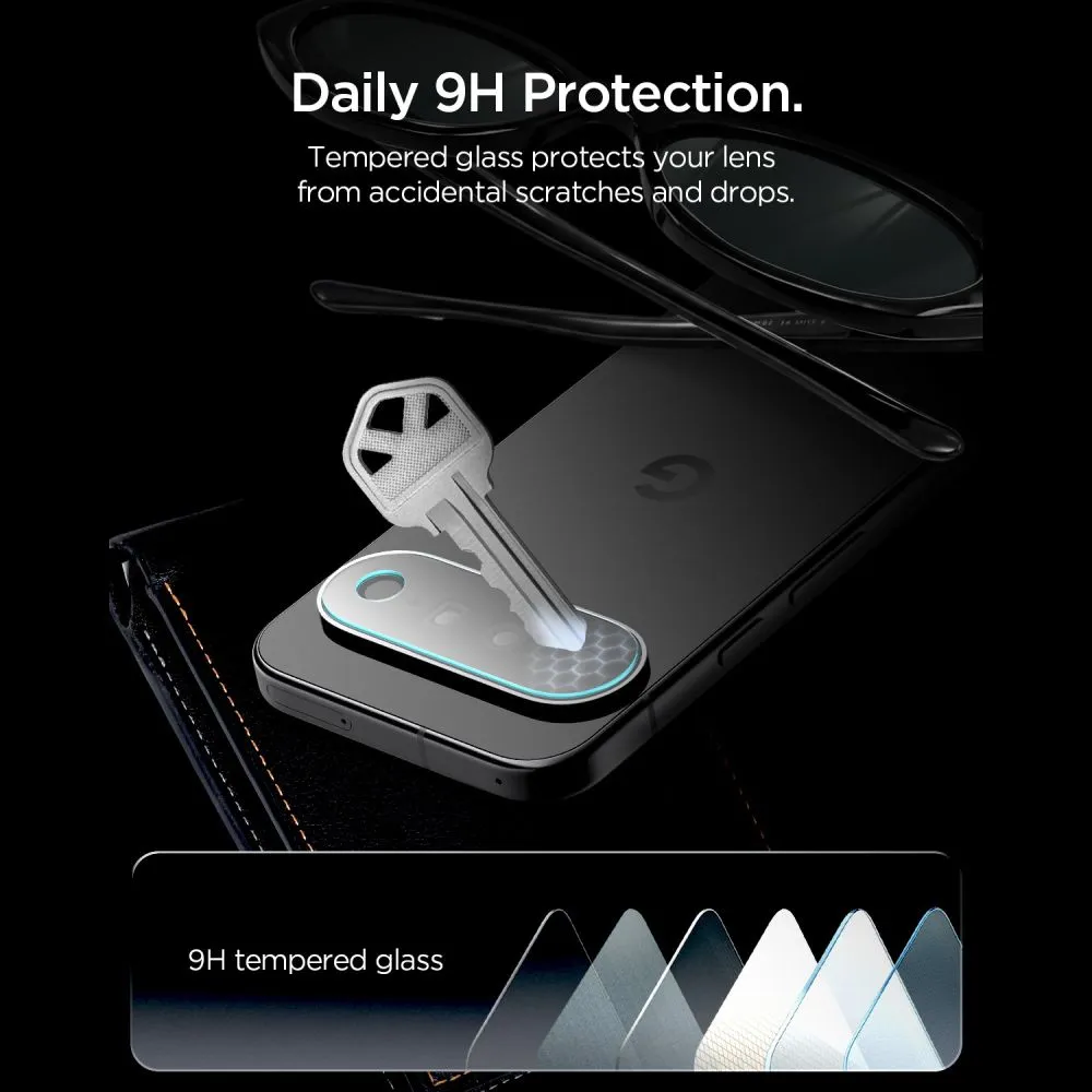 Google Pixel 11 Aizsargstikls  SPIGEN OPTIK PRO GLAS.TR EZ FIT CAMERA PROTECTOR 2-PACK