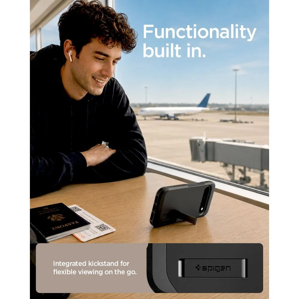 Google Pixel 11 skal svart SPIGEN TOUGH ARMOR MAG MAGSAFE