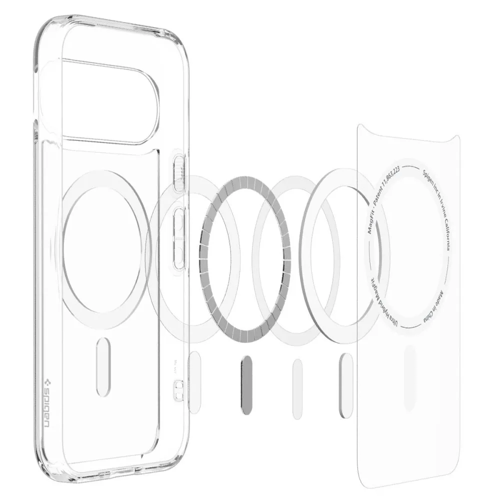 Google Pixel 11 Telefona vāciņš caurspīdīgs SPIGEN ULTRA HYBRID MAG MAGSAFE