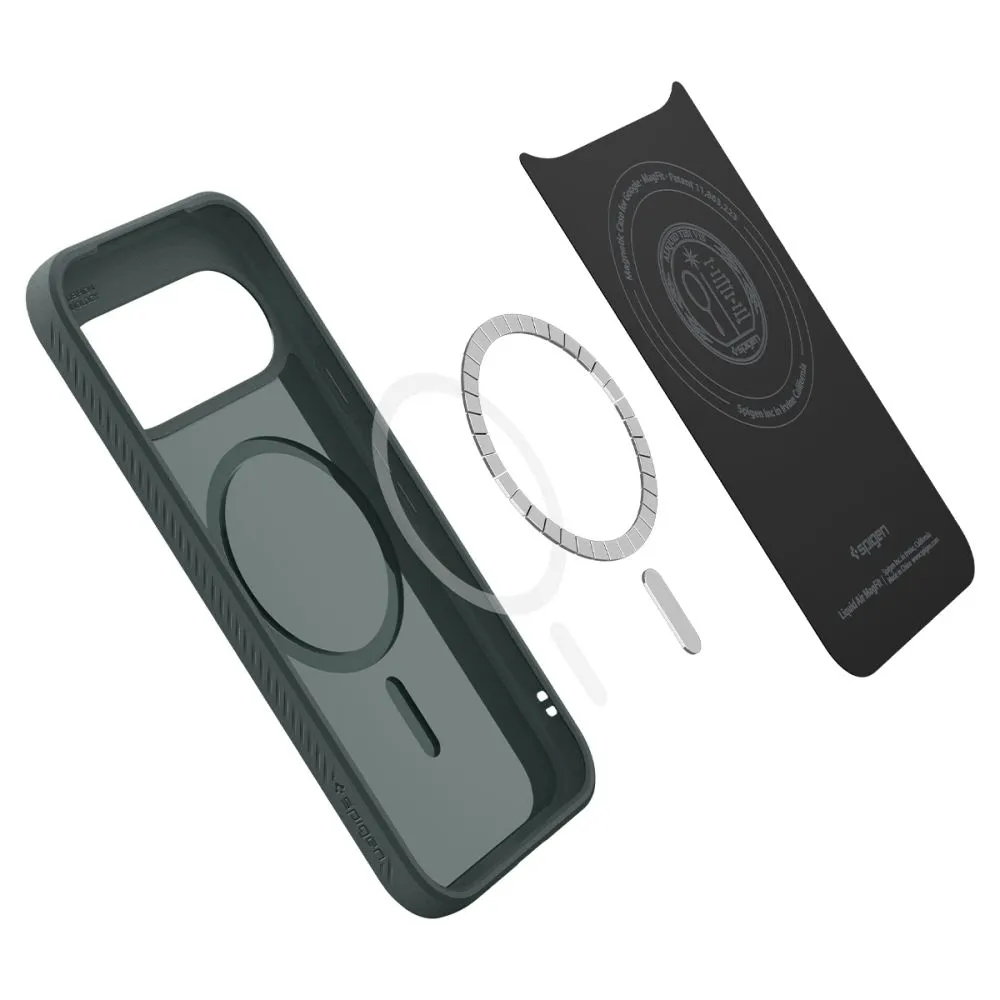 Google Pixel 11 Telefona vāciņš zaļš SPIGEN LIQUID AIR MAG MAGSAFE