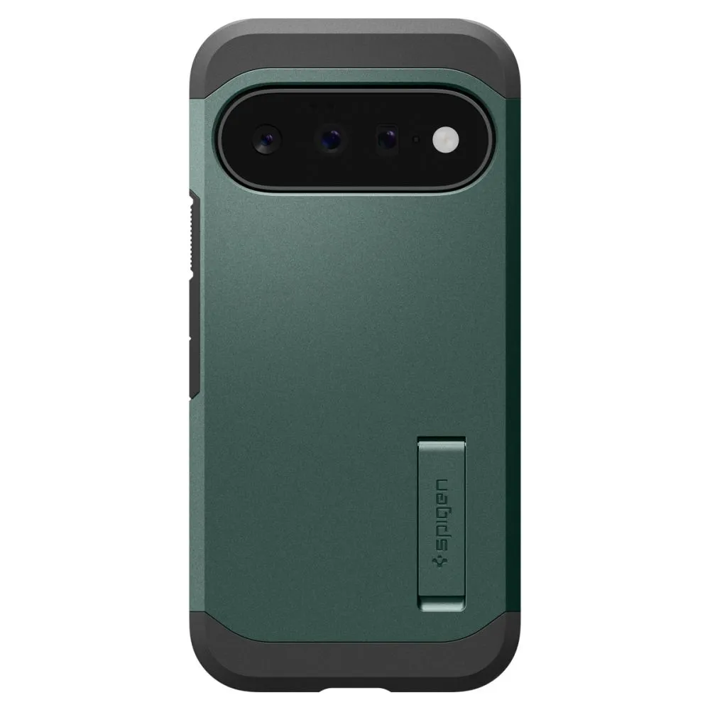 Google Pixel 11 skal grön SPIGEN TOUGH ARMOR MAG MAGSAFE