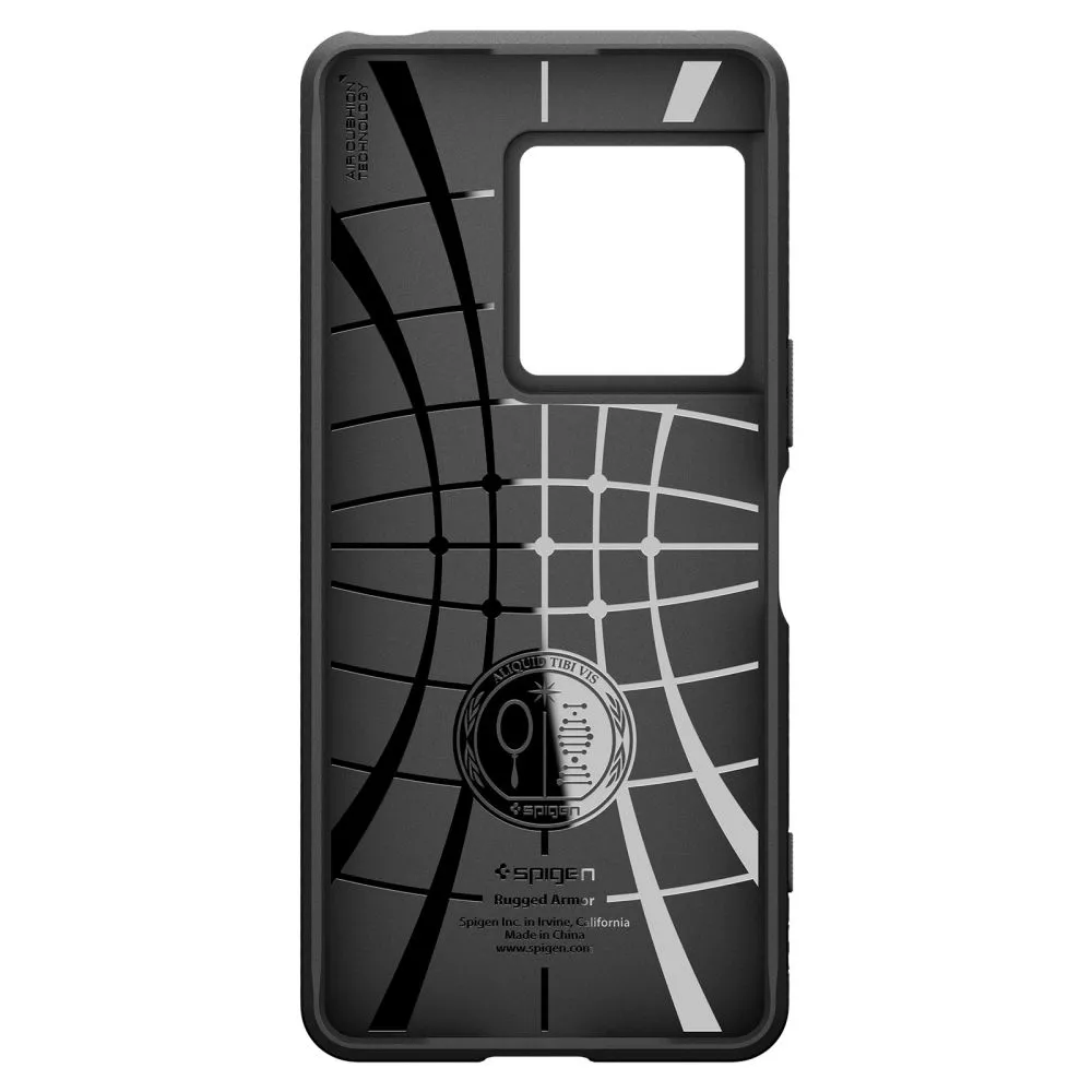 Sony Xperia 1 VIII Telefona vāciņš melns SPIGEN RUGGED ARMOR