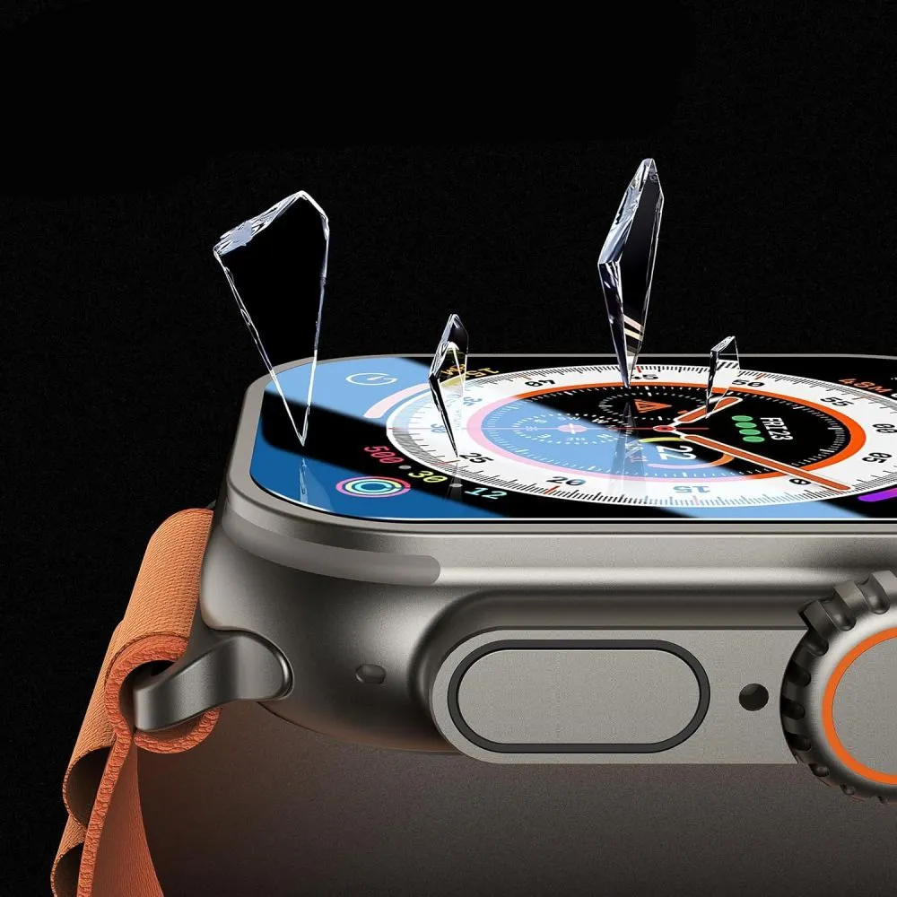 Apple Watch Ultra 4 viedpulksteņa aizsargstikls  TECH-PROTECT EASY SET+ 2-PACK (49mm)