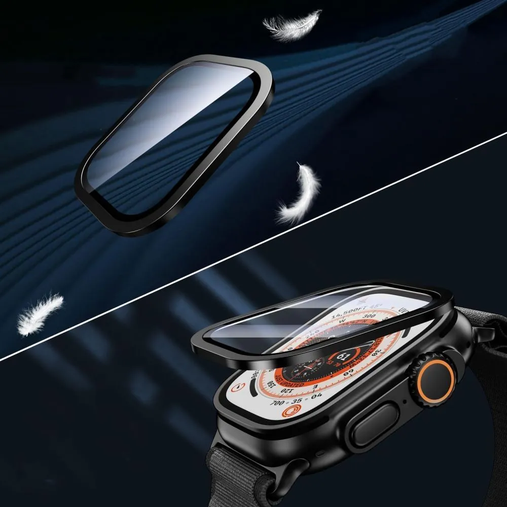 Apple Watch Ultra 4 viedpulksteņa aizsargstikls  TECH-PROTECT GLASS RING 2-PACK (49mm)