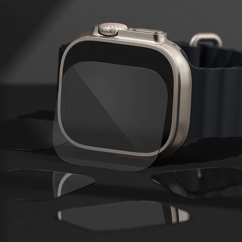 Apple Watch Ultra 4 viedpulksteņa aizsargstikls  RINGKE ID FC (49mm) (4-pack)