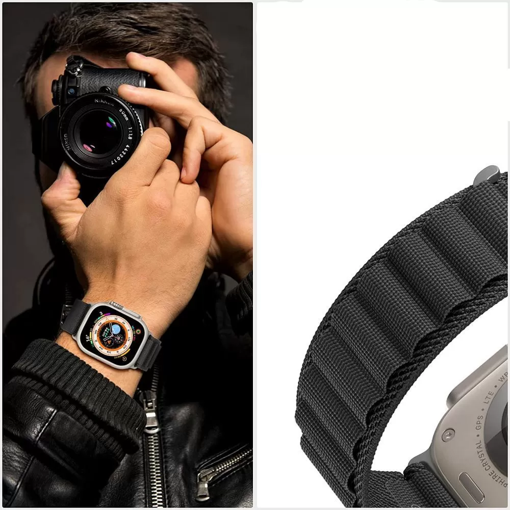 Apple Watch Ultra 4 Viedpulksteņu siksniņas  TECH-PROTECT NYLON PRO (49 mm)
