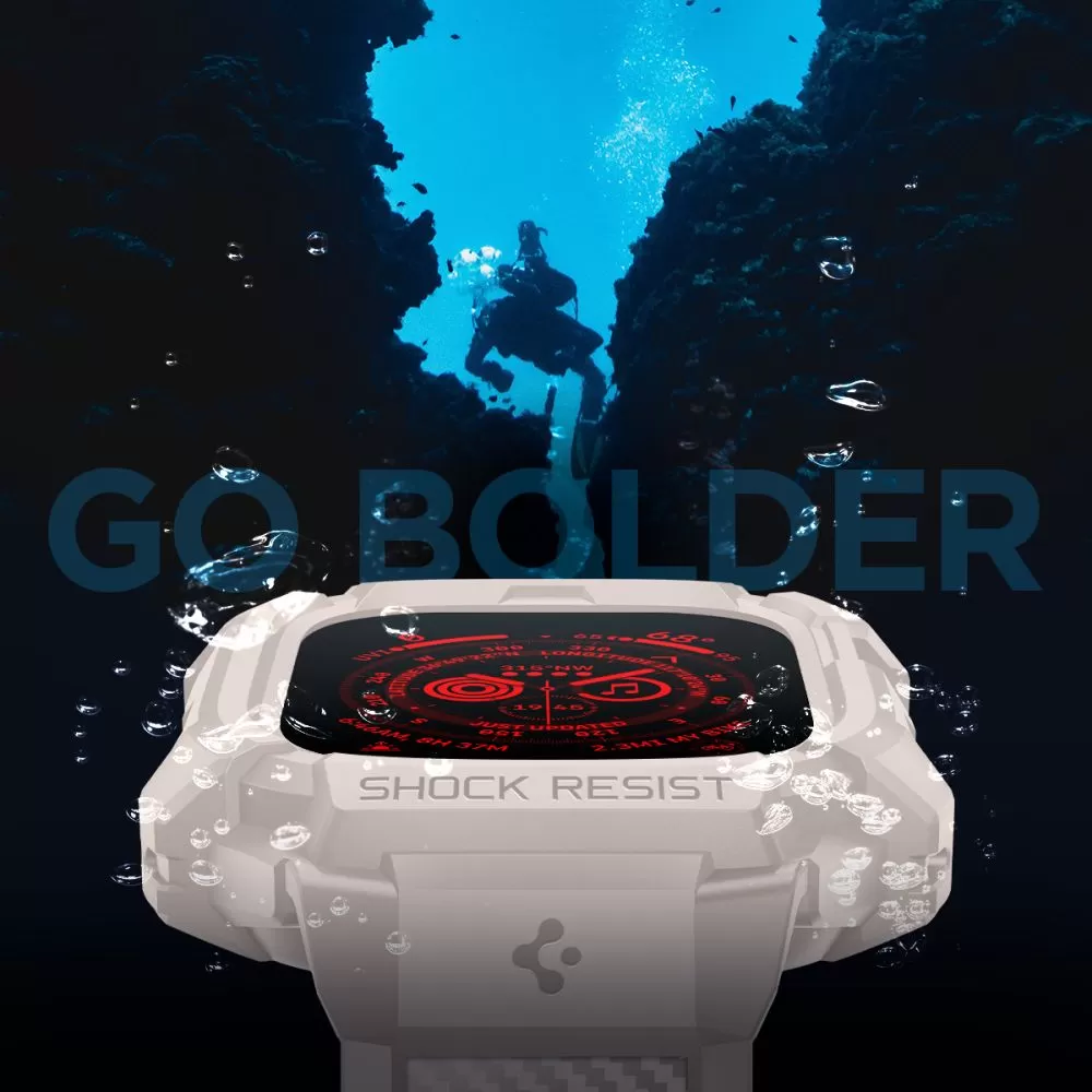 Apple Watch Ultra 4 Smartwatch Bands SPIGEN RUGGED ARMOR ”PRO” (49 mm)