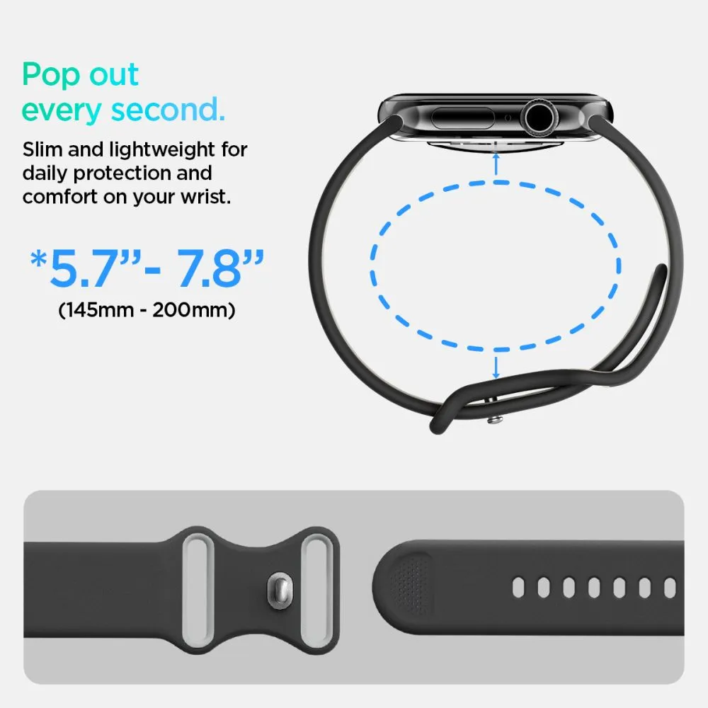 Apple Watch Ultra 4 Viedpulksteņu siksniņas  SPIGEN NANO POP (49 mm)