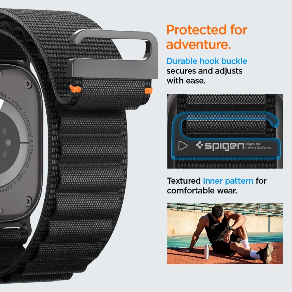 Apple Watch Ultra 4 Viedpulksteņu siksniņas  SPIGEN WBF1 BAND (49mm)