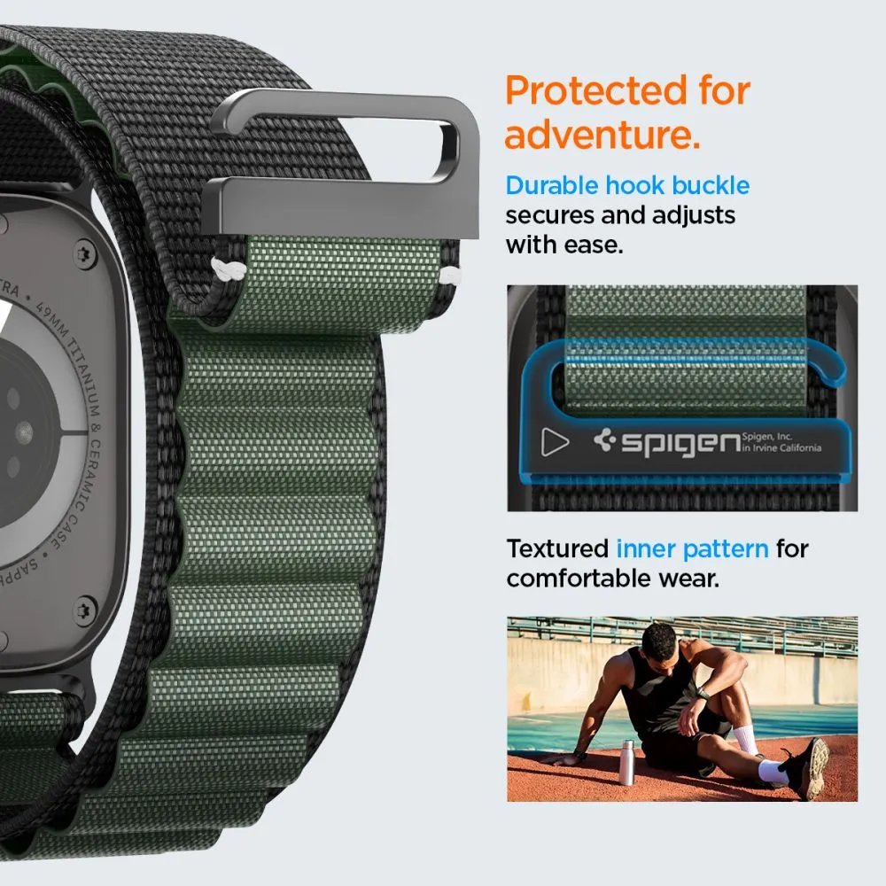 Apple Watch Ultra 4 Viedpulksteņu siksniņas  SPIGEN WBF1 BAND (49mm)