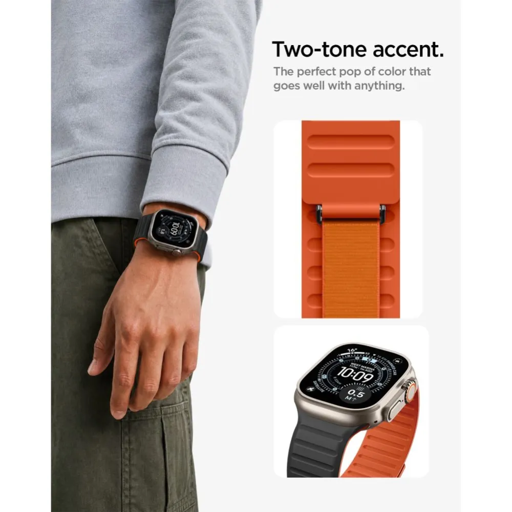 Apple Watch Ultra 4 Viedpulksteņu siksniņas  SPIGEN ATHLEX AIR M (49 mm)