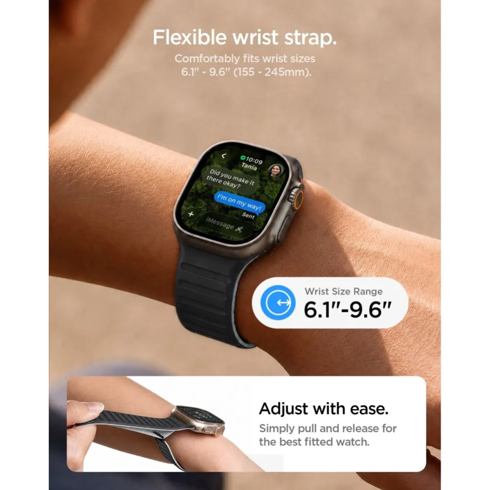 Apple Watch Ultra 4 Smartwatch Bands  SPIGEN ATHLEX AIR M (49 mm)