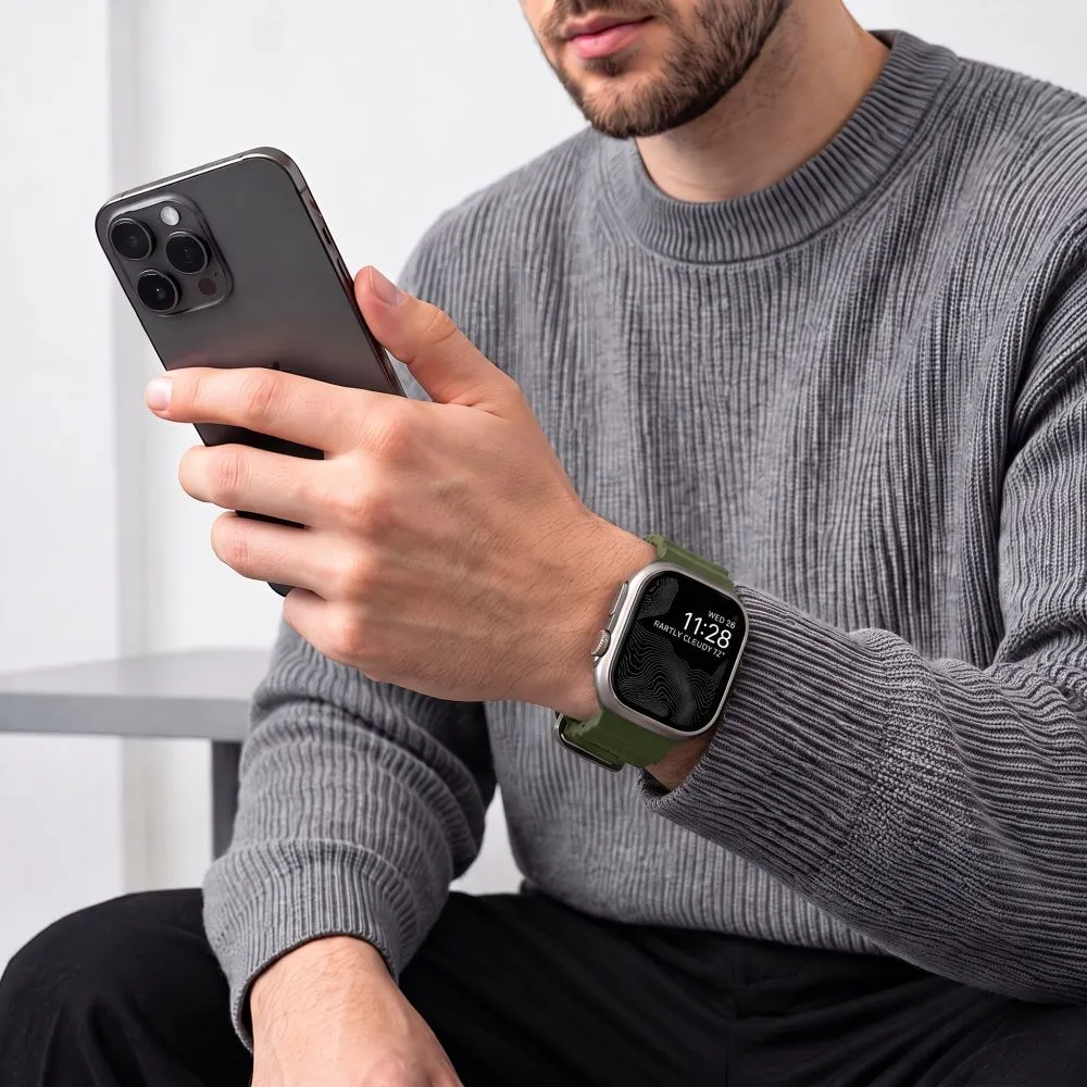 Apple Watch Ultra 4 Viedpulksteņu siksniņas zaļš TECH-PROTECT MOTION (49 mm)