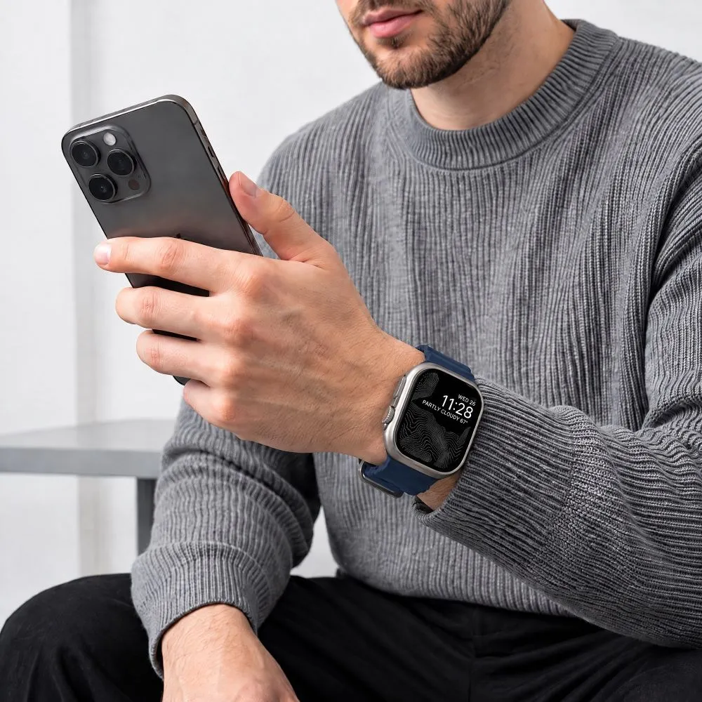 Apple Watch Ultra 4 Viedpulksteņu siksniņas zils TECH-PROTECT MOTION (49 mm)